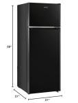Upstreman 7.7 Cu.Ft. Double Door Refrigerator