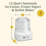 Cuisinart 1.5 Quart Ice Cream Maker Machine