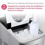 Frigidaire 26 lb Stainless Steel Ice Maker