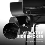 Royal Gourmet 30" Charcoal Grill & Offset Smoker