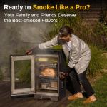 EAST OAK 30" Remote-Controlled Outdoor Electric Smoker