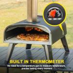 Portable 12" Outdoor Wood Fired Pizza Oven