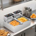 ROVSUN 22.8QT Stainless Steel Electric Deep Fryer
