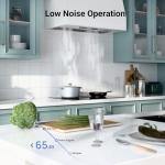 IKTCH 42" Stainless Steel Range Hood with Lights