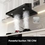 GASLAND 36" Matte Black Under Cabinet Range Hood