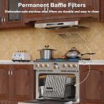 30" Stainless Steel Under Cabinet Range Hood with 900 CFM