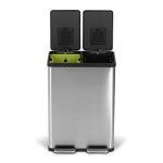 Simpli-Magic 60L Dual Compartment Trash Can