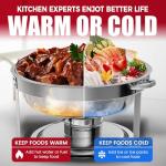 Stainless Steel Chafing Dish Set - 2 Pack