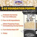Great Northern Popcorn 8oz Cart Popcorn Machine