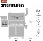 Z GRILLS 700D Wood Pellet Grill & Smoker