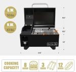 Hello.Dr Portable Pellet Grill with Digital Control