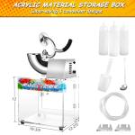 VNN 48L Commercial Snow Cone Machine 500LB/H