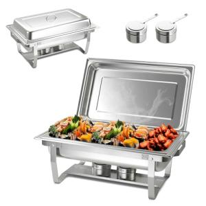 COSTWAY 9 QT Chafing Dish Buffet Set - 2 Pack