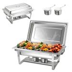 COSTWAY 9 QT Chafing Dish Buffet Set - 2 Pack