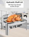 Garvee Modern Roll Top 9QT Stainless Steel Chafer
