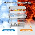 COSTWAY 9 QT Chafing Dish Buffet Set - 2 Pack