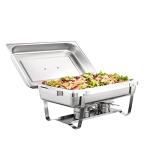 VEVOR 4-Pack 8 Qt Stainless Steel Chafing Dishes