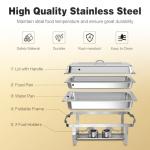COSTWAY 9 QT Chafing Dish Buffet Set - 2 Pack