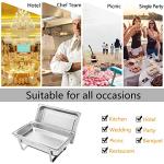 ROVSUN 8 Qt Stainless Steel Chafing Dish Set