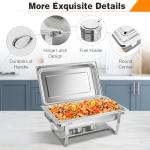COSTWAY 9 QT Chafing Dish Buffet Set - 2 Pack