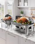 Garvee Modern Roll Top 9QT Stainless Steel Chafer