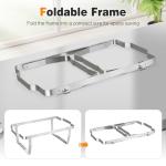 COSTWAY 9 QT Chafing Dish Buffet Set - 2 Pack