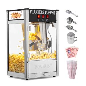 ROVSUN 8-Ounce Popcorn Machine for Home Theater