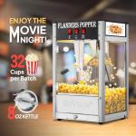 ROVSUN 8-Ounce Popcorn Machine for Home Theater