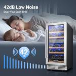 BODEGA 15" Dual Zone Wine Cooler Fridge