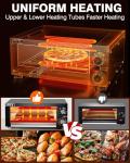 PYY Indoor Electric Pizza Oven with Timer