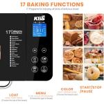 KBS 17-in-1 Bread Maker with Auto Nut Dispenser