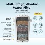 Bamboo Classic Alkaline Water Filter Dispenser