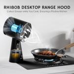 Portable Rechargeable Range Hood with Battery and 3 Speeds