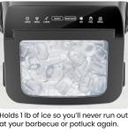 Iceman Dual-Size Portable Ice Maker Machine
