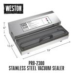 Weston Vacuum Sealer for Food and Sous Vide