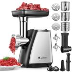 AAOBOSI 4-in-1 Electric Meat Grinder with Attachments