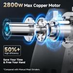 AAOBOSI 4-in-1 Electric Meat Grinder with Attachments