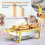 ROVSUN 8 Qt Stainless Steel Chafing Dish Set