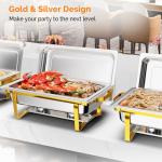 ROVSUN 8 Qt Stainless Steel Chafing Dish Set