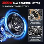 Heavy-Duty AAOBOSI Meat Grinder with Accessories