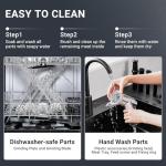 Heavy-Duty AAOBOSI Meat Grinder with Accessories