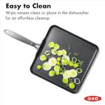 OXO 11" Ceramic Nonstick Griddle Pan, Black