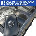 Gas Shark Portable Deep Fryer Cart with Baskets