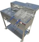 Gas Shark Portable Deep Fryer Cart with Baskets