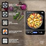 OMEO 1800W Portable Induction Cooktop with LCD Display