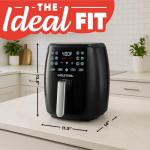 Gourmia 6-Quart Digital Air Fryer Oven