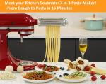 FavorKit Pasta Maker Attachment Set for KitchenAid