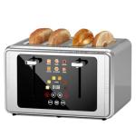 Whall 4-Slice Touch Screen Stainless Steel Toaster