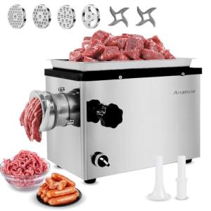 Anatole Heavy-Duty Electric Meat Grinder - 1.5 HP