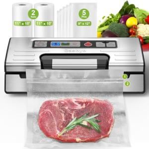 Gasbye Vacuum Sealer with Double Heat Seal